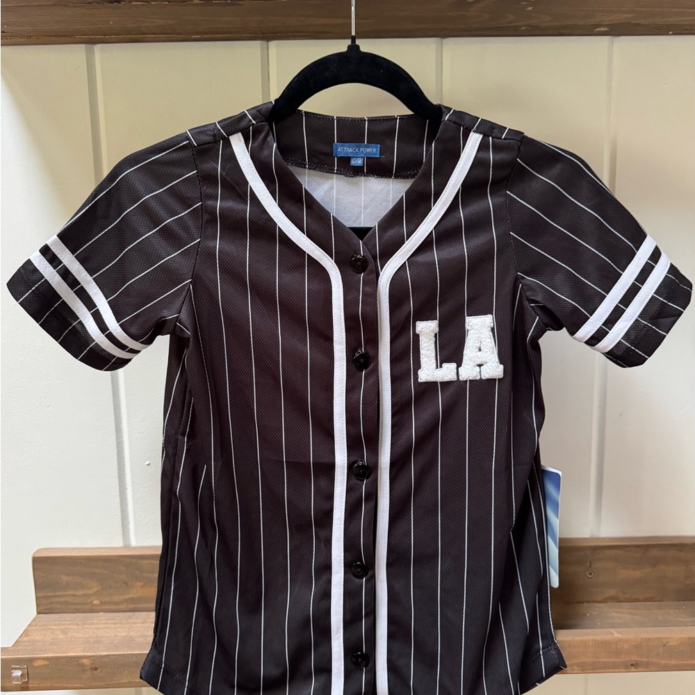 NWT Boys LA Striped Jersey